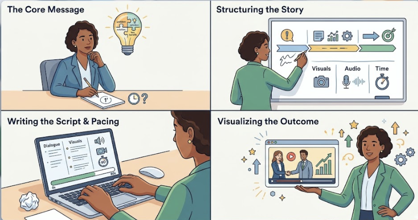 Cómo escribir un guion para video corporativo de 1 minuto que realmente funcione 3 video corporativo de 1 minuto