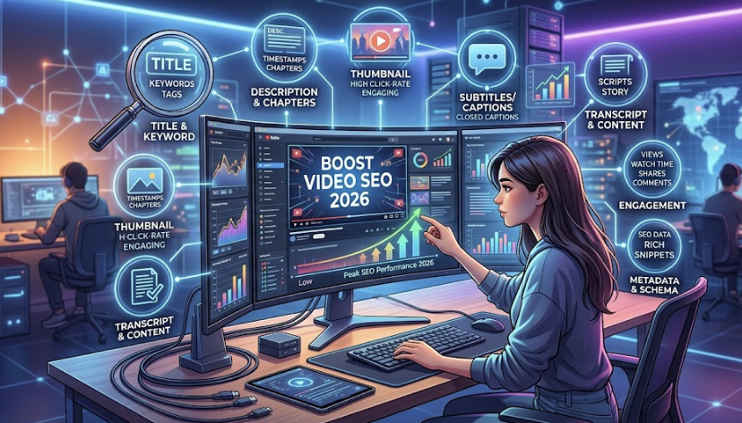 Cómo optimizar vídeos para búsqueda visual y por voz en 2026 4 Optimizar vídeos para búsqueda visual