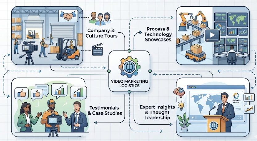 Vídeo marketing para el sector logístico: cómo visualizar procesos eficientes y generar confianza 4 vídeo marketing para el sector logístico